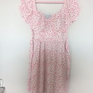 Almost Famous Pink Floral Kids Dress